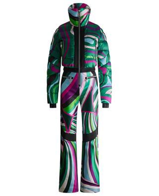 Clarisse Pucci Marmo Iride ski suit FUSALP X PUCCI