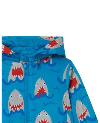 Sharks hooded baby windbreaker jacket STELLA MCCARTNEY KIDS