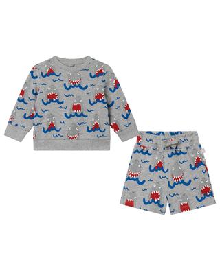 Baby-Shorts und -Sweatshirtset Sharks STELLA MCCARTNEY KIDS