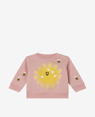 Baby-Rundhalssweatshirt Sun & Bumblebees STELLA MCCARTNEY KIDS