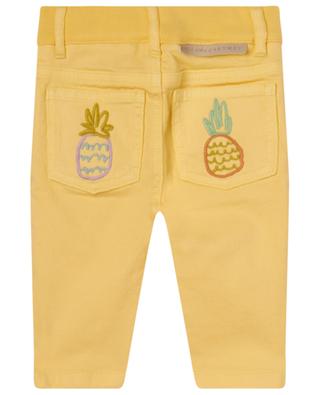 Pantalon bébé en coton stretch Pineapple STELLA MCCARTNEY KIDS