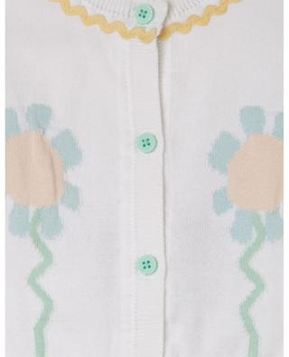 Cardigan bébé en coton bio Graphic Flower STELLA MCCARTNEY KIDS