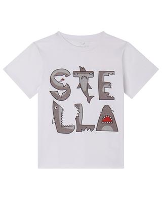 T-shirt garçon en coton bio Stella Shark STELLA MCCARTNEY KIDS