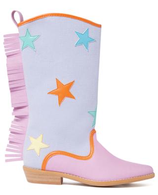 Star Fringed girl's cowboy boots STELLA MCCARTNEY KIDS