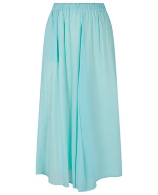 Cotton and silk voile maxi skirt FORTE FORTE