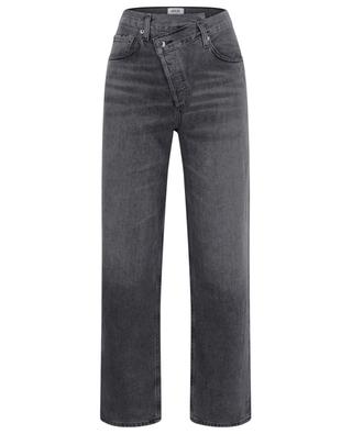 Criss Cross organic cotton straight-leg jeans AGOLDE