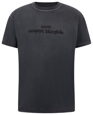 T-shirt délavé à logo inversé MAISON MARGIELA