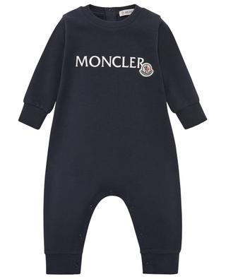 Logo printed baby sweat all-in-one MONCLER
