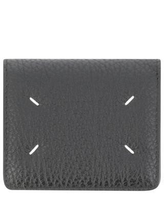 Kompakte Brieftasche aus genarbtem Leder Four Stitches MAISON MARGIELA