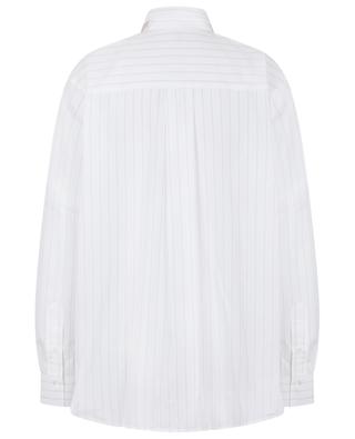 Signature loose striped organic cotton shirt TOTEME