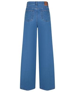 Wide Leg Vibrant Blue high-rise organic cotton jeans TOTEME