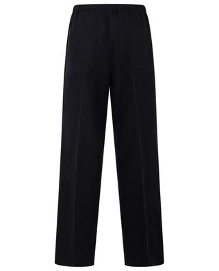 Linen and lyocell fluid wide-leg trousers TOTEME