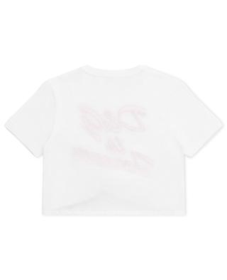 T-shirt fille détail à nouer D&G is Forever DOLCE & GABBANA