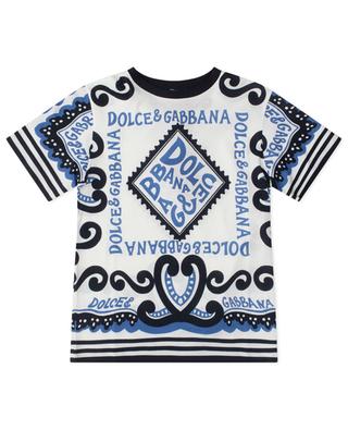 T-shirt garçon à manches courtes imprimé Marina DOLCE & GABBANA