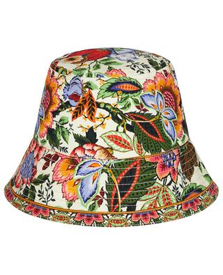 Bouquet printed canvas bucket hat ETRO