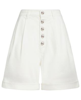 Herringbone cotton high-rise Bermuda shorts ETRO