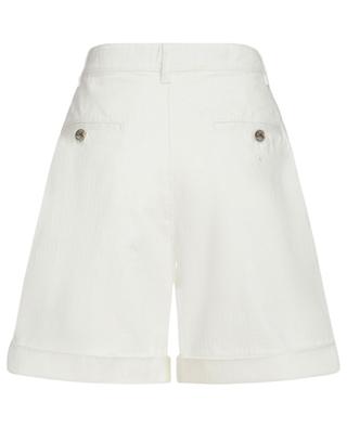 Herringbone cotton high-rise Bermuda shorts ETRO