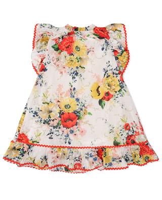 Alight Frill A-line girls' floral dress ZIMMERMANN