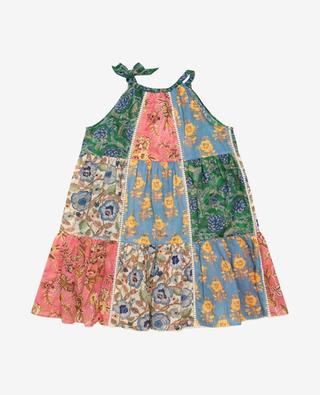 Junie Halter girl's cotton voile patchwork dress ZIMMERMANN