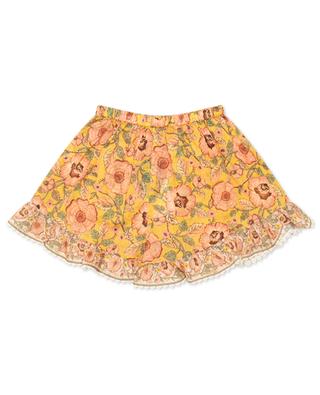 Junie Frill floral cotton girl's shorts ZIMMERMANN