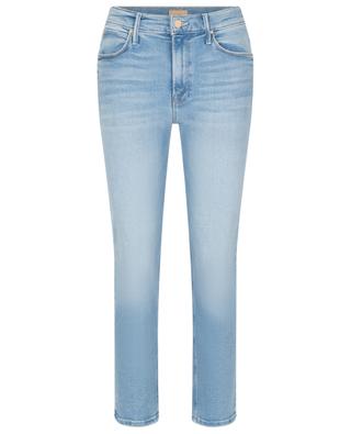 The Mid Rise Dazzler Ankle Jan light-washed cotton and modal slim-fit jeans MOTHER