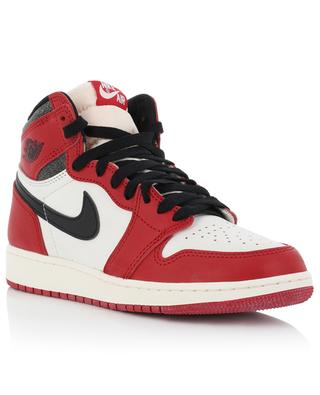 Air Jordan 1 Chicago Lost and Found cracked effect high-rise sneakers NIKE