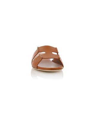 Sellier flat leather mules RODO