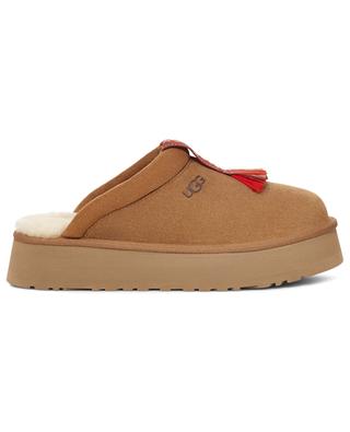 W Tazzle warmly trimmed suede slippers UGG
