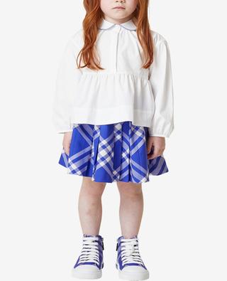 Mädchen-Bluse mit Schoss Lauren BURBERRY