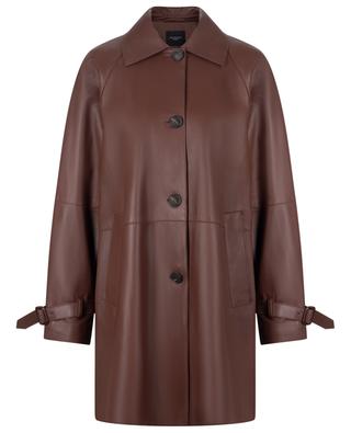 Nevada Duster lightweight leather short coat WEEKEND MAX MARA