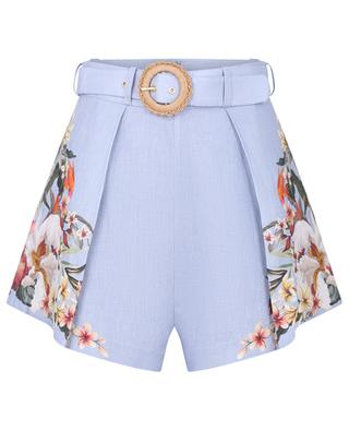 Lexi Tuck floral linen shorts ZIMMERMANN