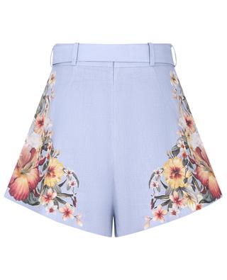 Lexi Tuck floral linen shorts ZIMMERMANN