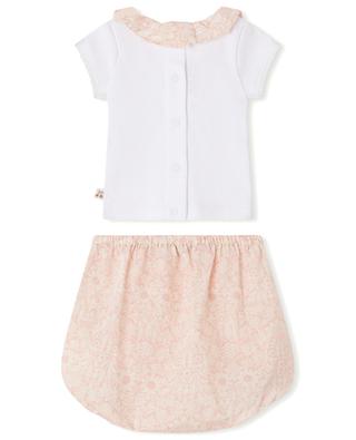 Floria T-shirt bloomer and toy baby set BONPOINT