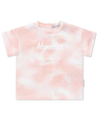 T-shirt bébé orné de logos effet nuage MONCLER