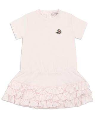 Baby T-shirt dress with ruffled skirt MONCLER