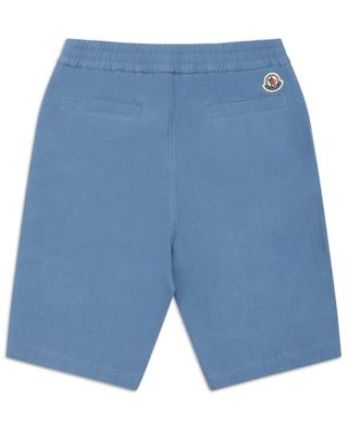 Boy's utility chambray Bermuda shorts MONCLER