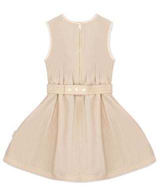 Utility sleeveless A-lined girl's dress MONCLER