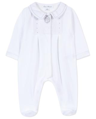 Pyjama für Babys aus Samt mit Latz TARTINE ET CHOCOLAT