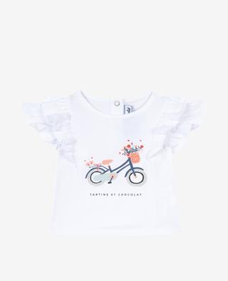 T-Shirt für Babys aus Baumwolle mit Prints und Rüschen TARTINE ET CHOCOLAT