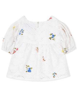 Bluse für Babys aus Baumwolle mit Loch- und Blütenstickereien TARTINE ET CHOCOLAT