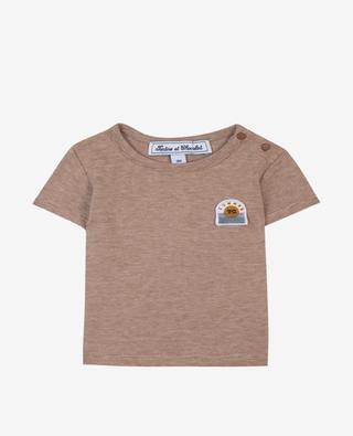 Micro stripe cotton baby T-shirt TARTINE ET CHOCOLAT