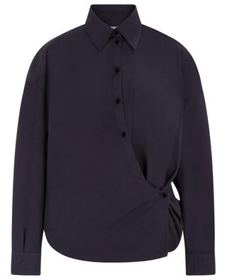 Straight Collar Twisted asymmetric shirt LEMAIRE