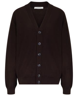 Relaxed Twisted fine button-down cardigan LEMAIRE