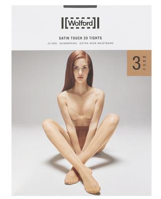 Trois collants Satin Touch 20 WOLFORD