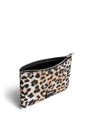 Cleo zipped pouch with print WOUF