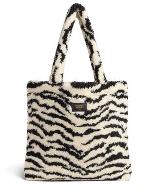 Arctic fluffy tote bag WOUF