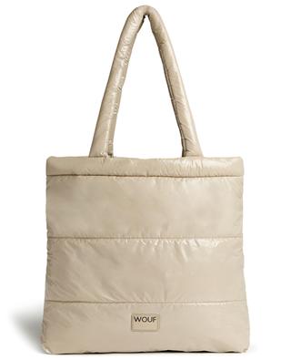 Air Glossy quilted tote bag WOUF
