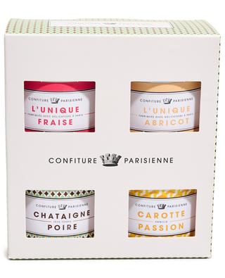 4er-Pack Konfitüre Best-seller + Fraise et Abricot - 4 x 100 g CONFITURE PARISIENNE