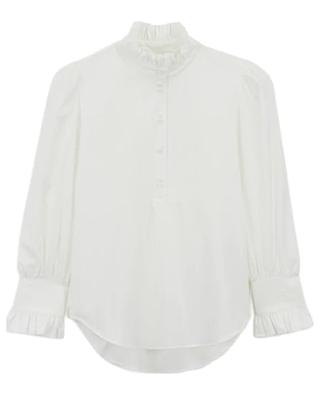 Source ruffled organic cotton blouse BALZAC PARIS