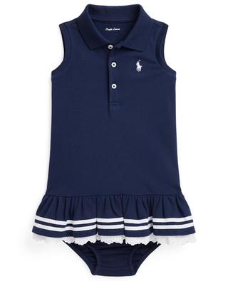 Striped baby polo dress with bloomers POLO RALPH LAUREN
